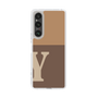 Slim Protection Case［ Original - initial two tone - Y brown ］