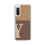 Slim Protection Case［ Original - initial two tone - Y brown ］
