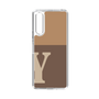 Slim Protection Case［ Original - initial two tone - Y brown ］