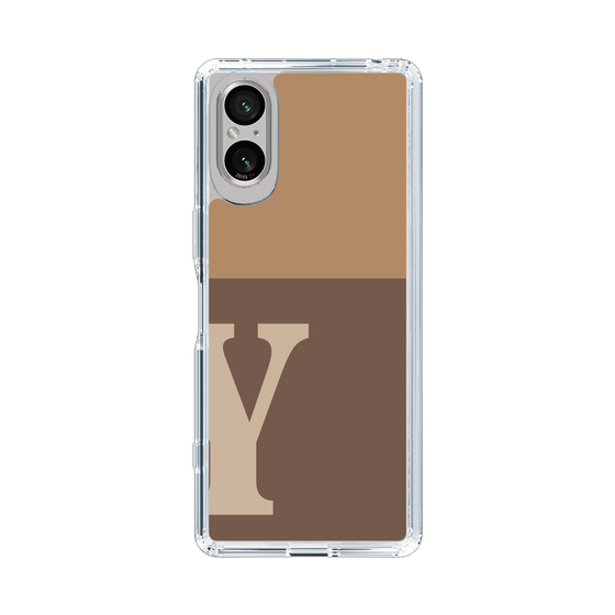 Slim Protection Case［ Original - initial two tone - Y brown ］