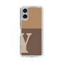 Slim Protection Case［ Original - initial two tone - Y brown ］