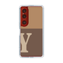 Slim Protection Case［ Original - initial two tone - Y brown ］