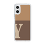 Slim Protection Case［ Original - initial two tone - Y brown ］
