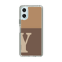 Slim Protection Case［ Original - initial two tone - Y brown ］