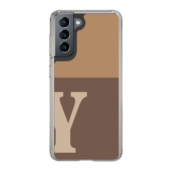 Slim Protection Case［ Original - initial two tone - Y brown ］