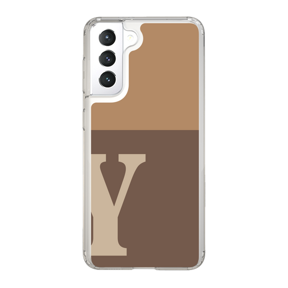 Slim Protection Case［ Original - initial two tone - Y brown ］