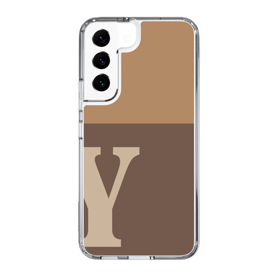 Slim Protection Case［ Original - initial two tone - Y brown ］