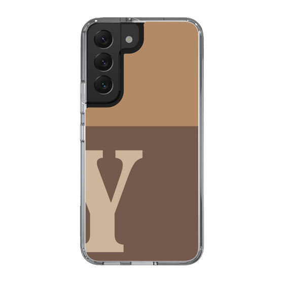 Slim Protection Case［ Original - initial two tone - Y brown ］