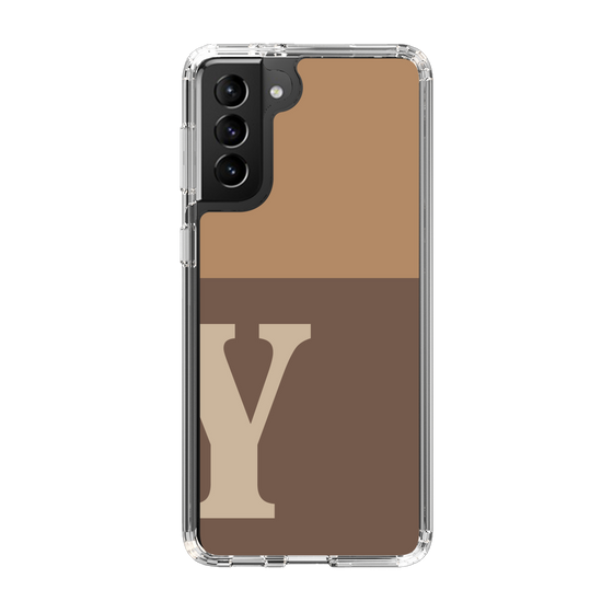 Slim Protection Case［ Original - initial two tone - Y brown ］