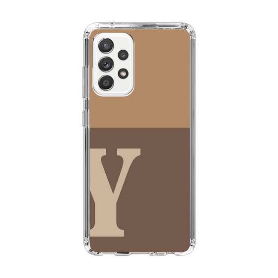 Slim Protection Case［ Original - initial two tone - Y brown ］