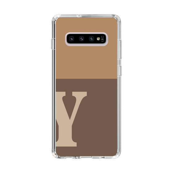 Slim Protection Case［ Original - initial two tone - Y brown ］