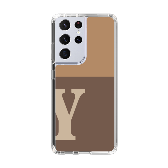 Slim Protection Case［ Original - initial two tone - Y brown ］