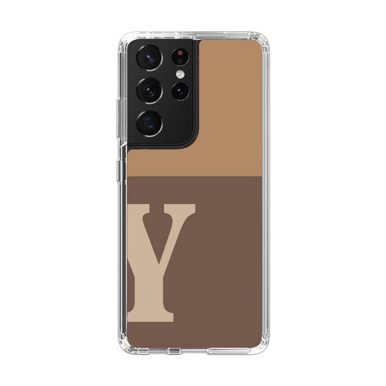 Slim Protection Case［ Original - initial two tone - Y brown ］