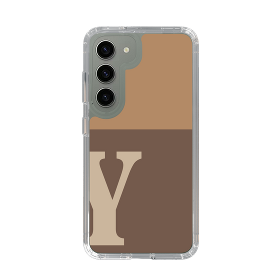 Slim Protection Case［ Original - initial two tone - Y brown ］