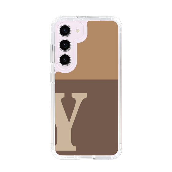 Slim Protection Case［ Original - initial two tone - Y brown ］