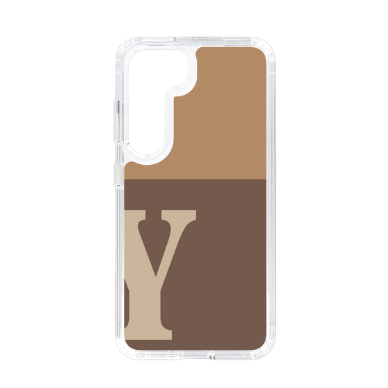 Slim Protection Case［ Original - initial two tone - Y brown ］