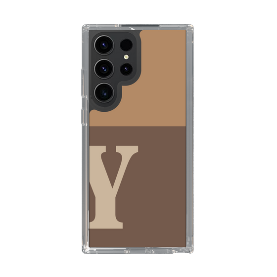 Slim Protection Case［ Original - initial two tone - Y brown ］