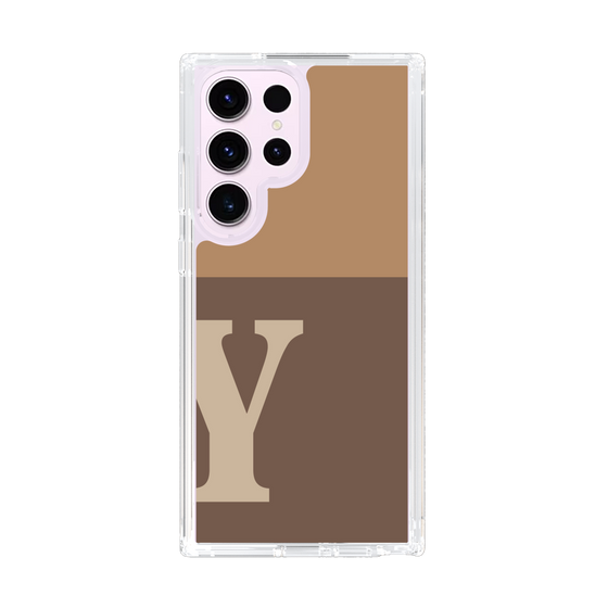 Slim Protection Case［ Original - initial two tone - Y brown ］