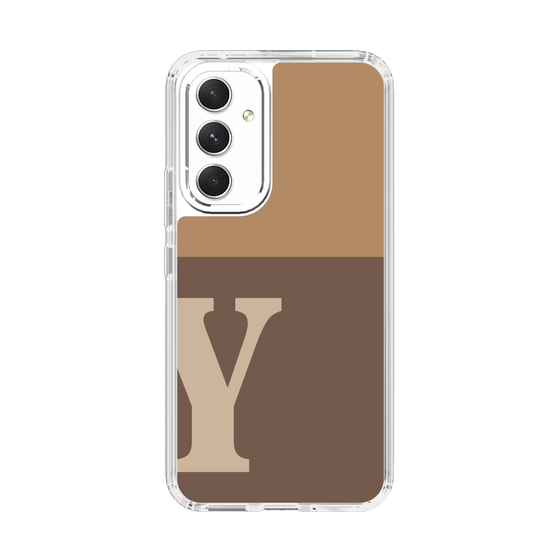 Slim Protection Case［ Original - initial two tone - Y brown ］