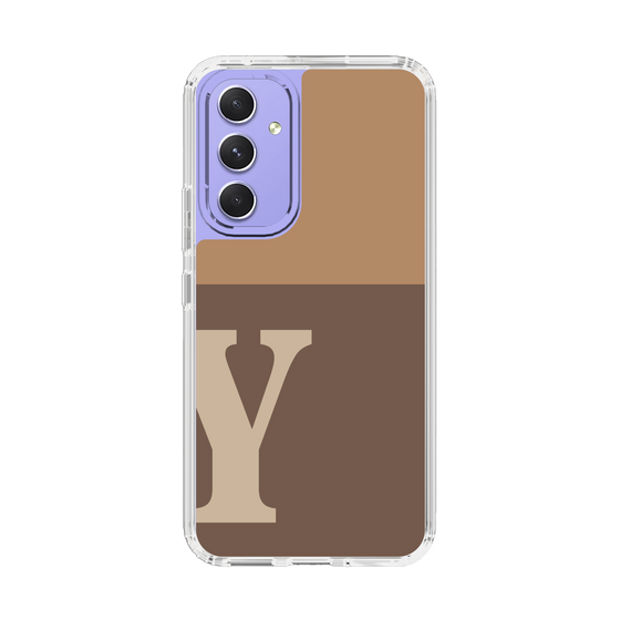 Slim Protection Case［ Original - initial two tone - Y brown ］