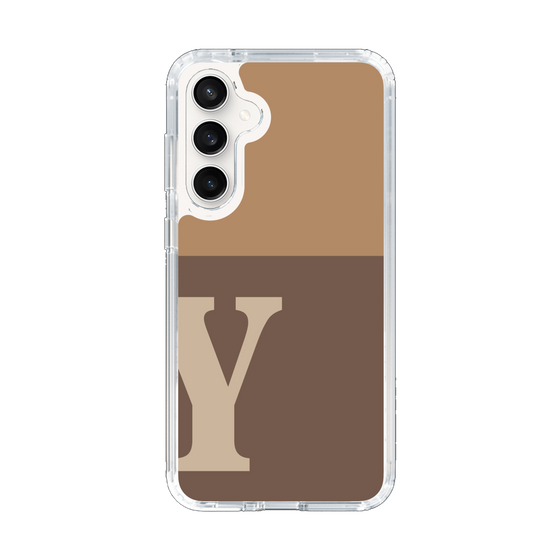 Slim Protection Case［ Original - initial two tone - Y brown ］