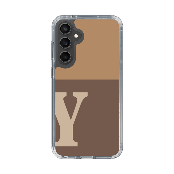 Slim Protection Case［ Original - initial two tone - Y brown ］