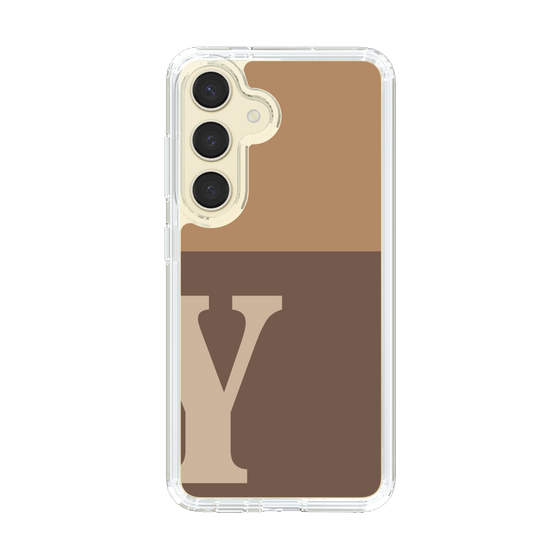 Slim Protection Case［ Original - initial two tone - Y brown ］