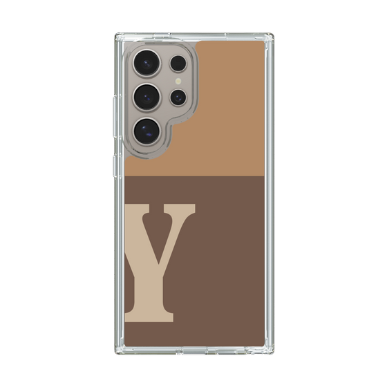 Slim Protection Case［ Original - initial two tone - Y brown ］