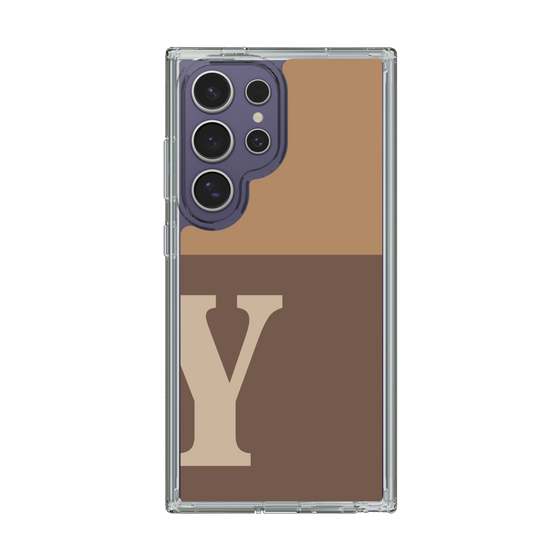 Slim Protection Case［ Original - initial two tone - Y brown ］