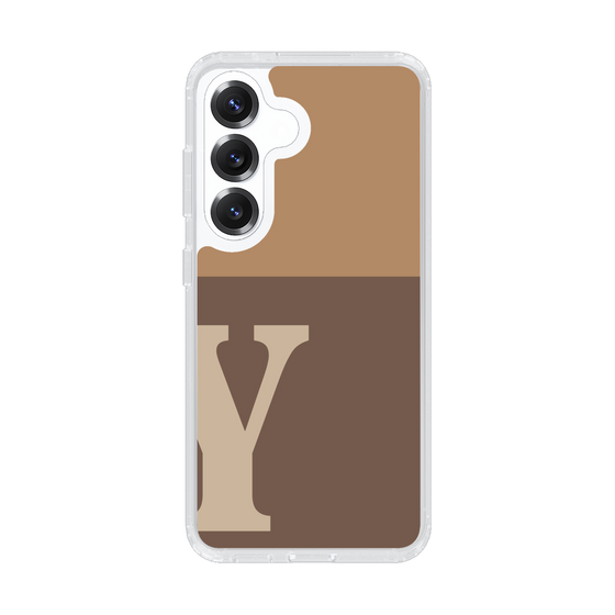 Slim Protection Case［ Original - initial two tone - Y brown ］