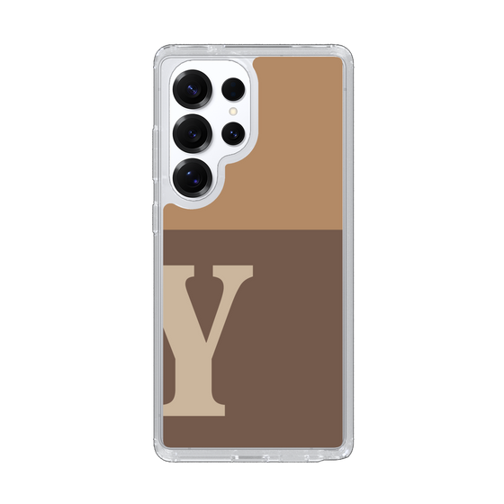 Slim Protection Case［ Original - initial two tone - Y brown ］