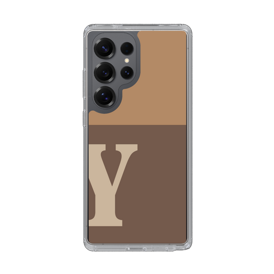 Slim Protection Case［ Original - initial two tone - Y brown ］