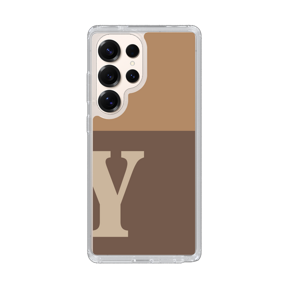 Slim Protection Case［ Original - initial two tone - Y brown ］