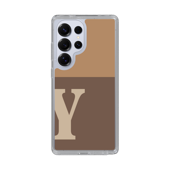 Slim Protection Case［ Original - initial two tone - Y brown ］