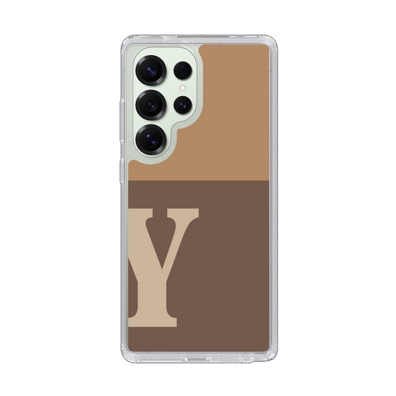 Slim Protection Case［ Original - initial two tone - Y brown ］