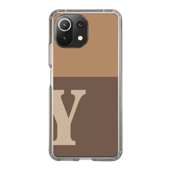 Slim Protection Case［ Original - initial two tone - Y brown ］