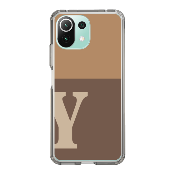 Slim Protection Case［ Original - initial two tone - Y brown ］