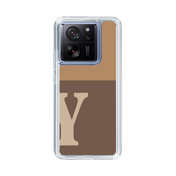 Slim Protection Case［ Original - initial two tone - Y brown ］