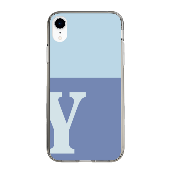 Slim Protection Case［ Original - initial two tone - Y blue ］