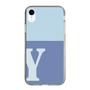 Slim Protection Case［ Original - initial two tone - Y blue ］