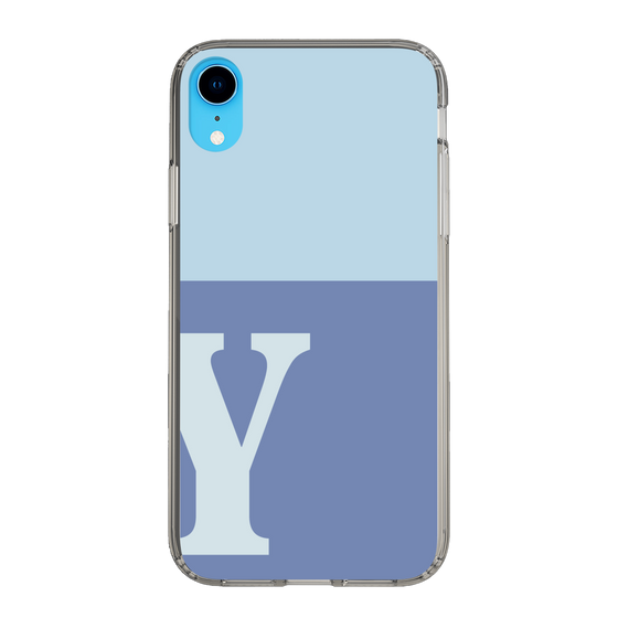 Slim Protection Case［ Original - initial two tone - Y blue ］