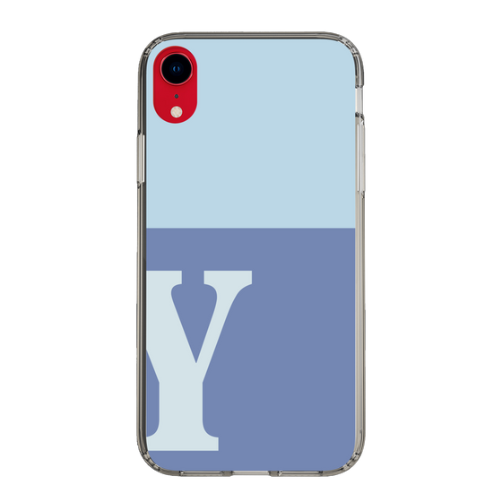 Slim Protection Case［ Original - initial two tone - Y blue ］