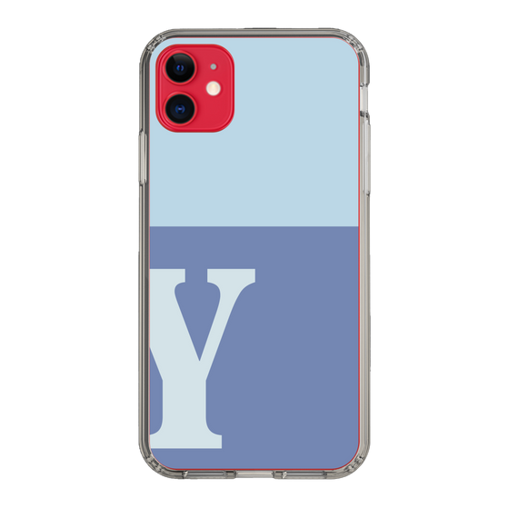 Slim Protection Case［ Original - initial two tone - Y blue ］