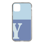 Slim Protection Case［ Original - initial two tone - Y blue ］
