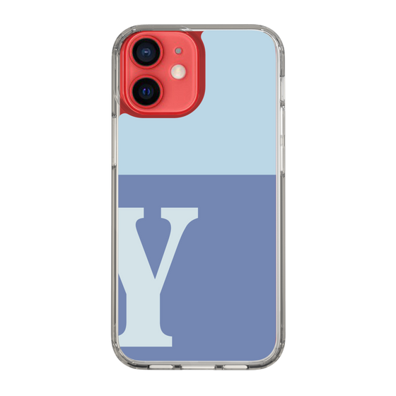 Slim Protection Case［ Original - initial two tone - Y blue ］