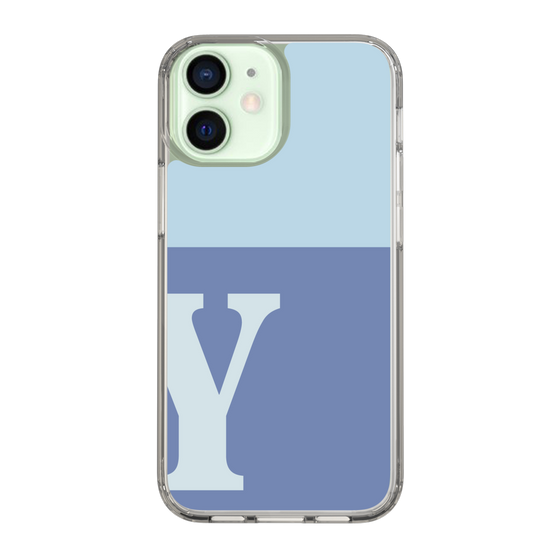 Slim Protection Case［ Original - initial two tone - Y blue ］