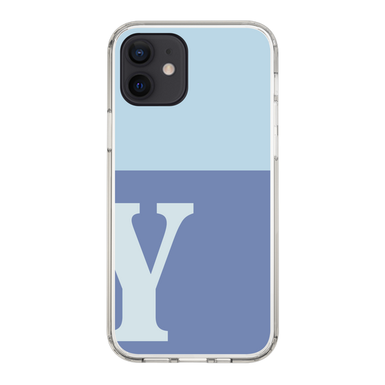 Slim Protection Case［ Original - initial two tone - Y blue ］