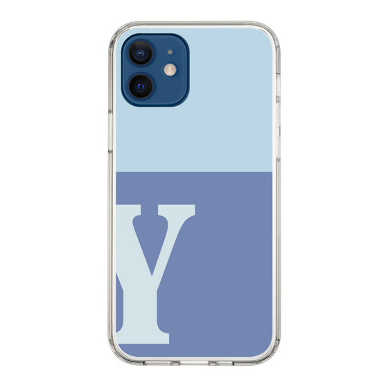 Slim Protection Case［ Original - initial two tone - Y blue ］