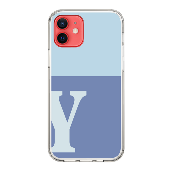 Slim Protection Case［ Original - initial two tone - Y blue ］