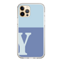 Slim Protection Case［ Original - initial two tone - Y blue ］